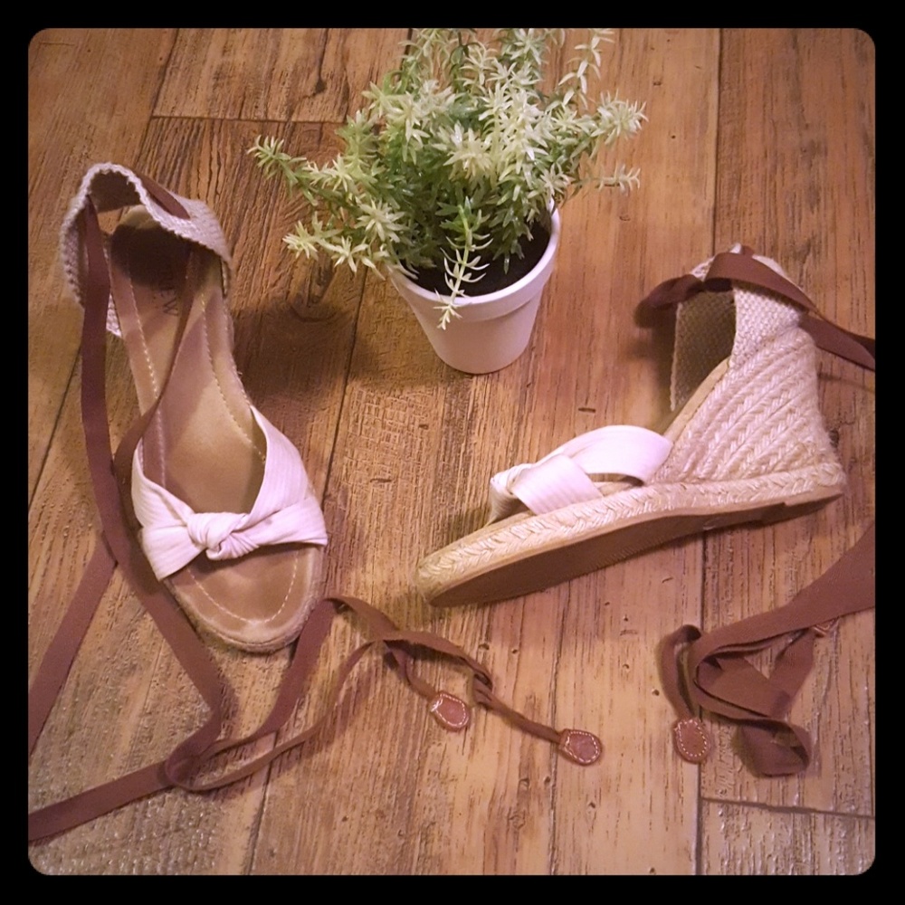 J Crew Wedge Espadrilles